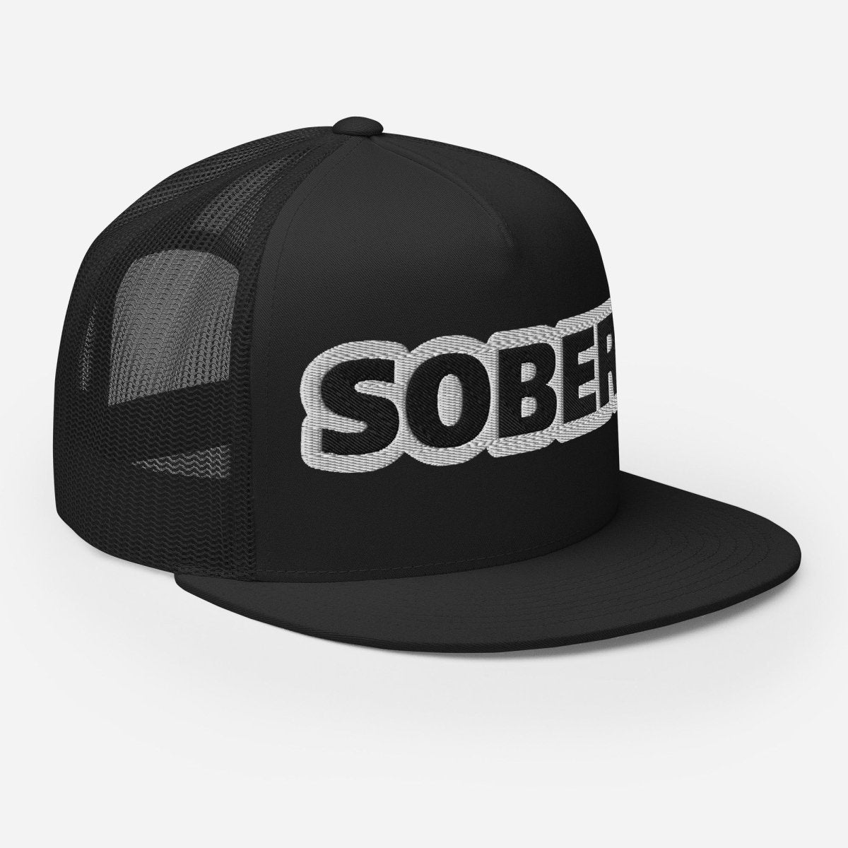 Clarity Classic Trucker Cap - Bold Sobriety Statement Hat for Men & Women | Perfect for Recovery Meetings, Outdoor Activities & Everyday Wear