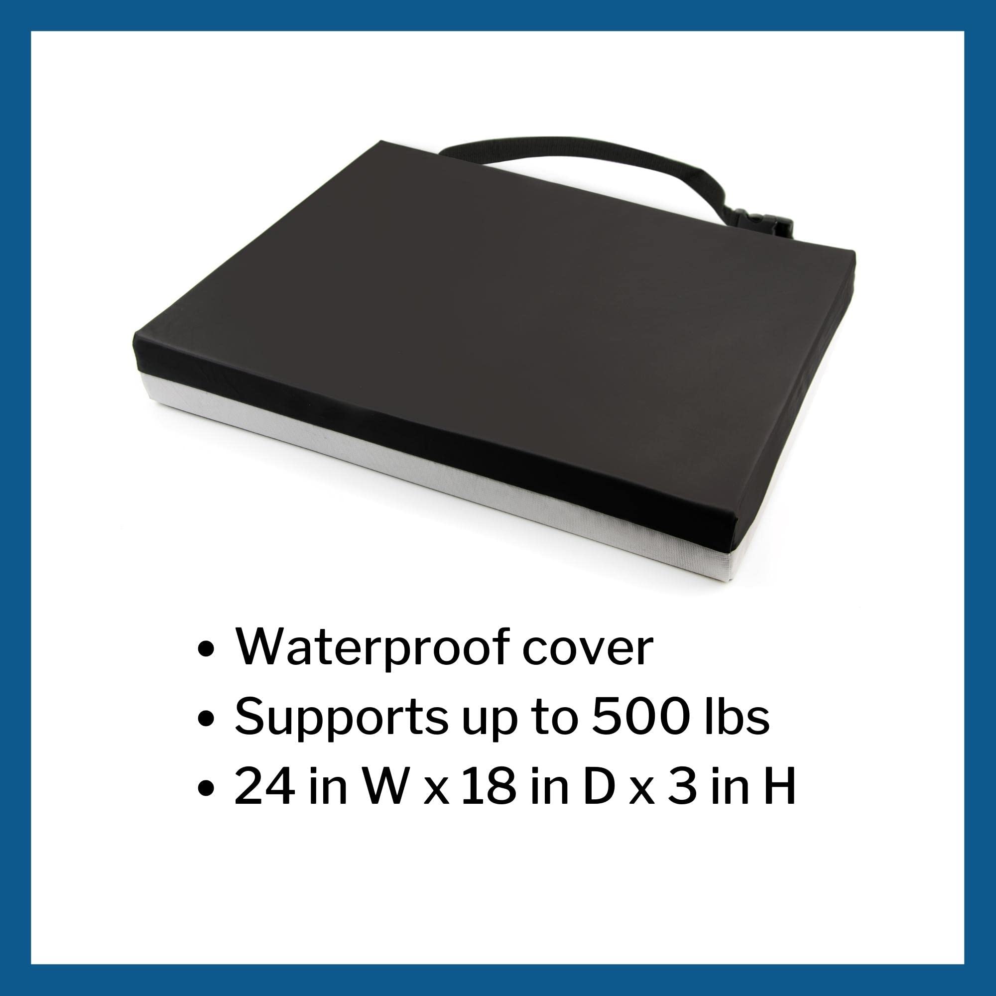 McKesson Wheelchair & Office Chair Seat Cushion - 24