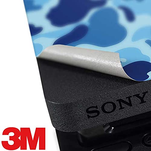 Skinit Custom Gaming Skin Decal for PS4 Slim Bundle - Light Blue Street Camo Design | Protective Cover for PlayStation 4 Slim | Perfect for Gamers & Collectors