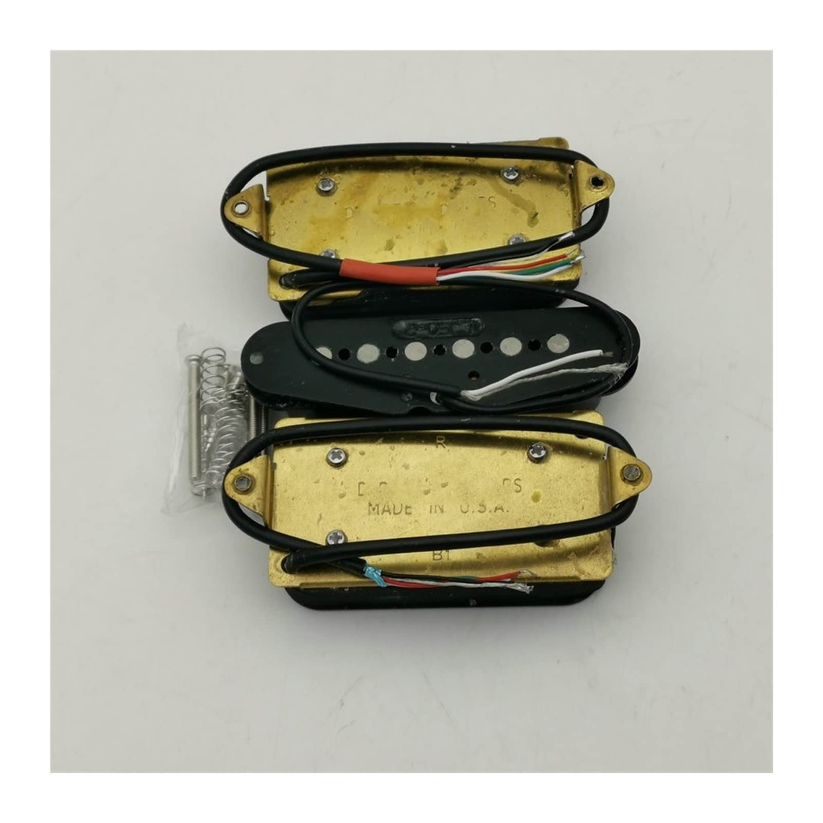 Alnico5 HSH Electric Guitar Pickups Set - N/M/B Configuration for Replacement - Professional Sound Quality for Rock, Blues & Metal Performances