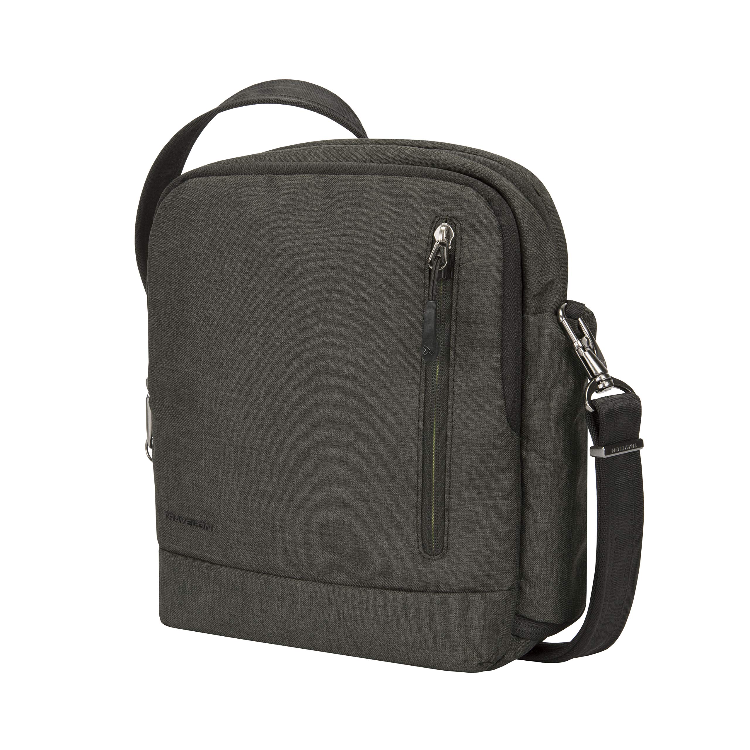Travelon Anti-Theft Crossbody Bag for Men & Women - Secure RFID Blocking Travel Purse with Adjustable Strap - Perfect for Commuting, Sightseeing & Daily Use