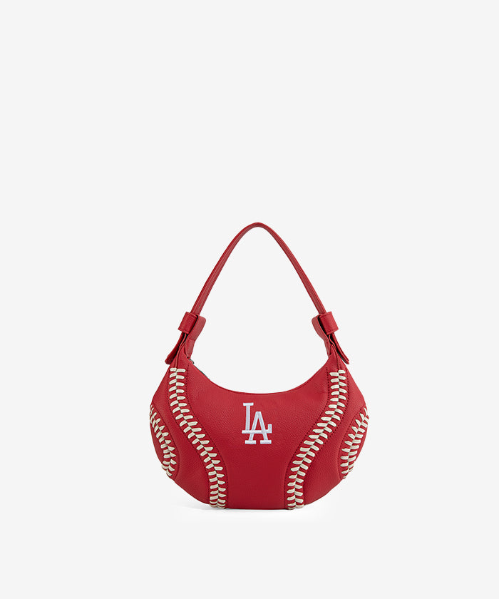 MLB Los Angeles Dodgers Crossbody Hobo Bag for Women - Stylish Shoulder Purse for Baseball Games, Travel & Daily Use