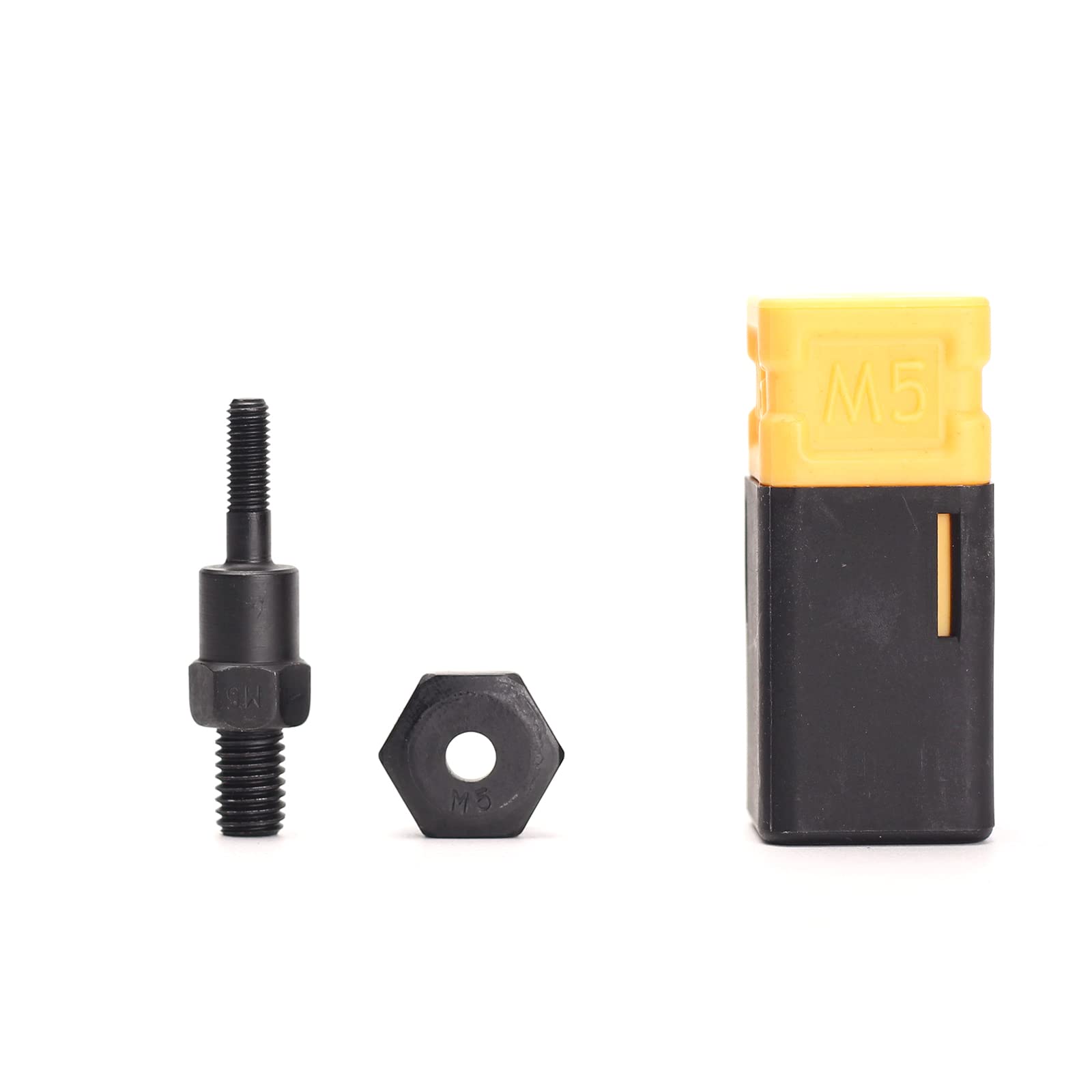 Heavy Duty Hand Rivet Nut Gun Kit with M5 Mandrel and Nose Pieces (2 Pack) - Perfect for Automotive, Metalworking, and DIY Home Repair Projects