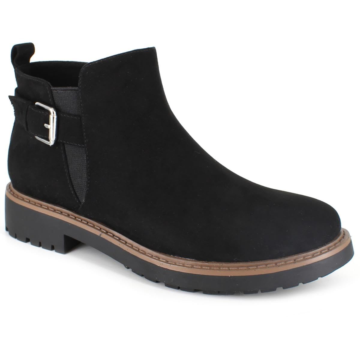 Esprit Women's Sienna Ankle Boots - Fashionable Low Heel Winter Booties for Women, Comfortable Casual Shoes for Office, Dating & Daily Wear