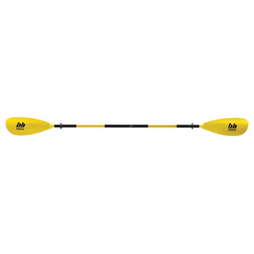 Premium 240cm Bounce X Grip Kayak Aluminum Paddle - 2-Piece Lightweight Canoe Oar with Ergonomic Handle (Yellow) - Perfect for Fishing, Touring & Recreational Kayaking