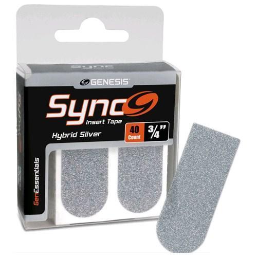 Genesis Sync Silver 3/4 Inch Insert Bowling Tape - 40 Count Pack - Perfect for Finger Grip Protection & Enhanced Bowling Performance