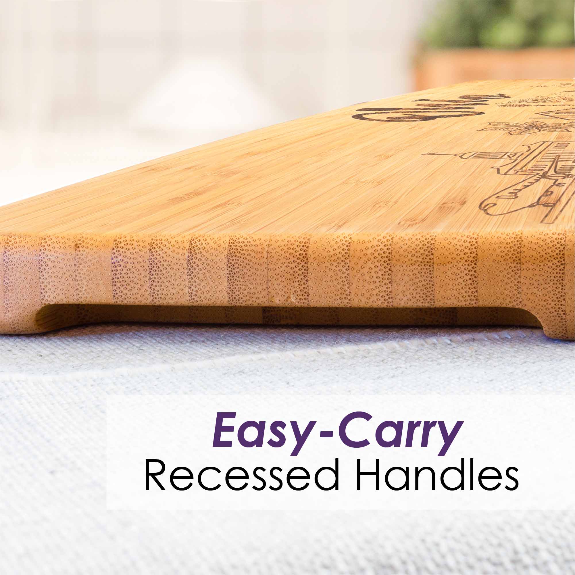 Ohio Engraved XL Charcuterie Board - 30 x 8.5 Inches Large Wooden Serving Tray for Cheese, Charcuterie & Entertaining - Perfect for Parties, Weddings & Holiday Gatherings