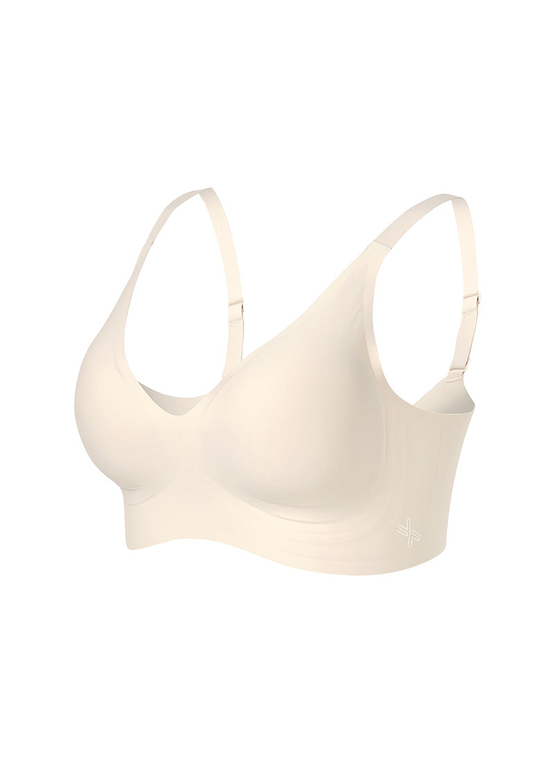 Mellow Day Front Closure Comfort Bra - Wireless Support for Yoga, Sleep & Everyday Wear