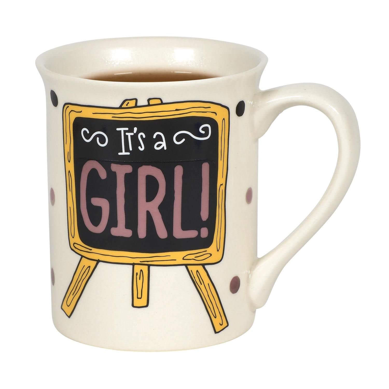 Enesco Our Name is Mud Heat Activated Gender Reveal Coffee Mug - 16oz 