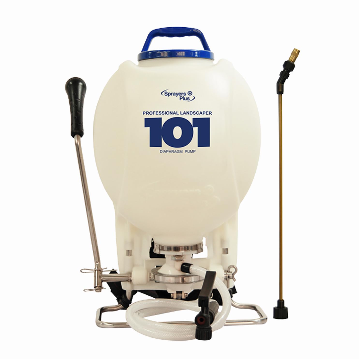 Sprayers Plus 101 Sealed Diaphragm Backpack Sprayer - 4 Gallon Professional Landscaping Sprayer with UV Protection for Gardening, Lawn Care & Cleaning | Ideal for Weed Control, Fertilizer Application & Outdoor Surface Cleaning