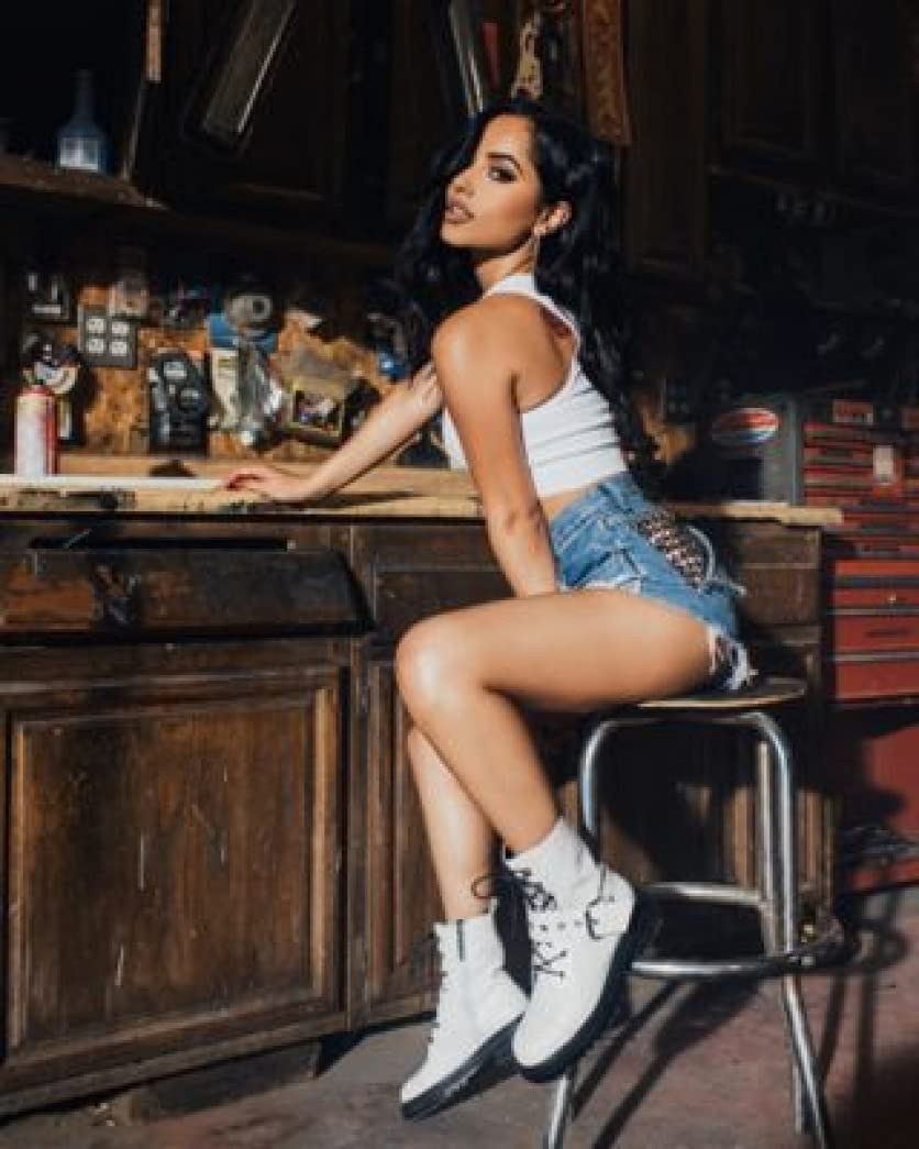Spot Dog Becky G - 18x24 Inch Premium Poster Print (ID: PDI1051233) | Perfect for Bedroom, Office & Music Fan Decor