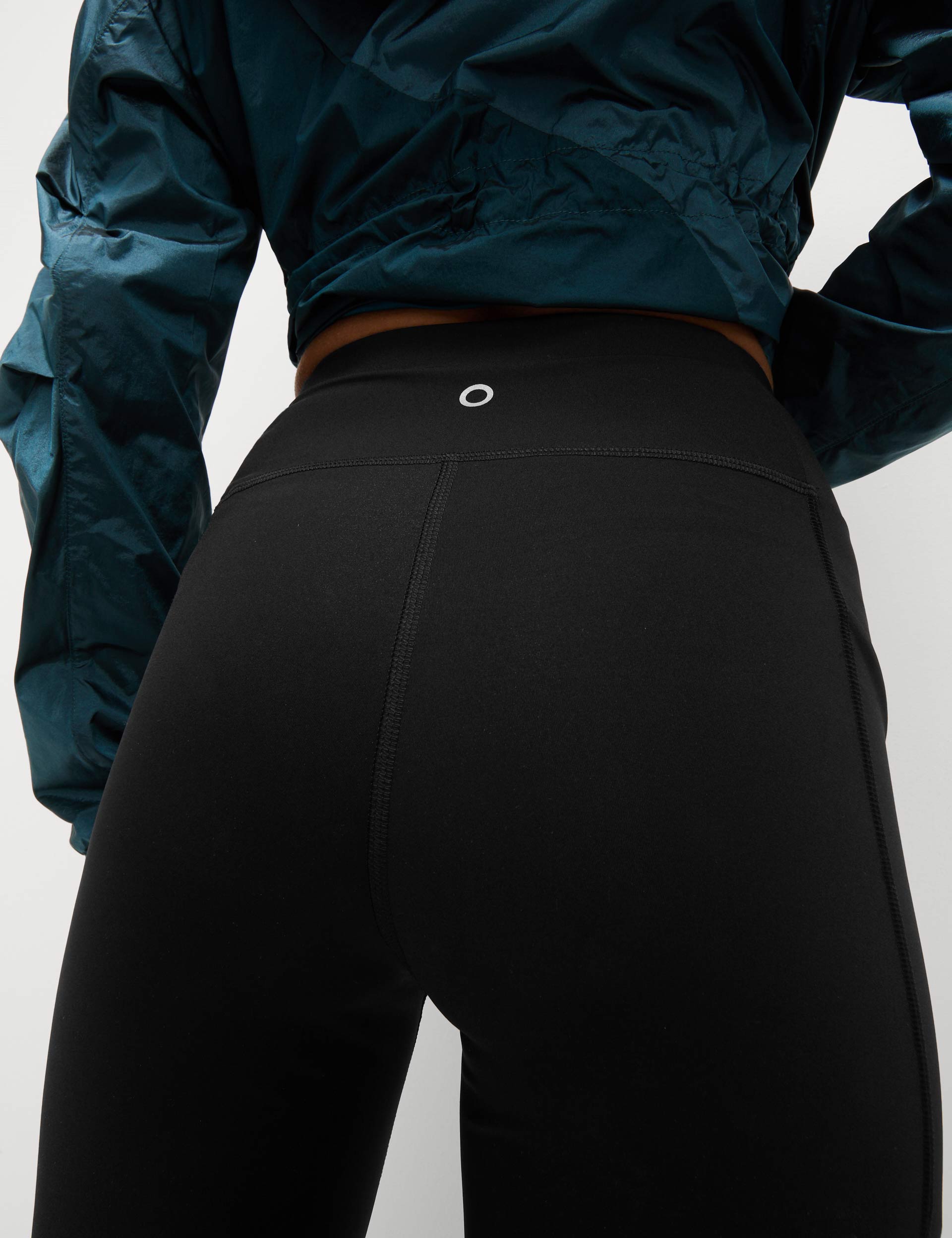 Go Train Laser Cut Gym Leggings for Women - High Waist Workout Tights, Yoga Pants with Breathable Fabric - Perfect for Running, Fitness & Lounge Wear (Black)