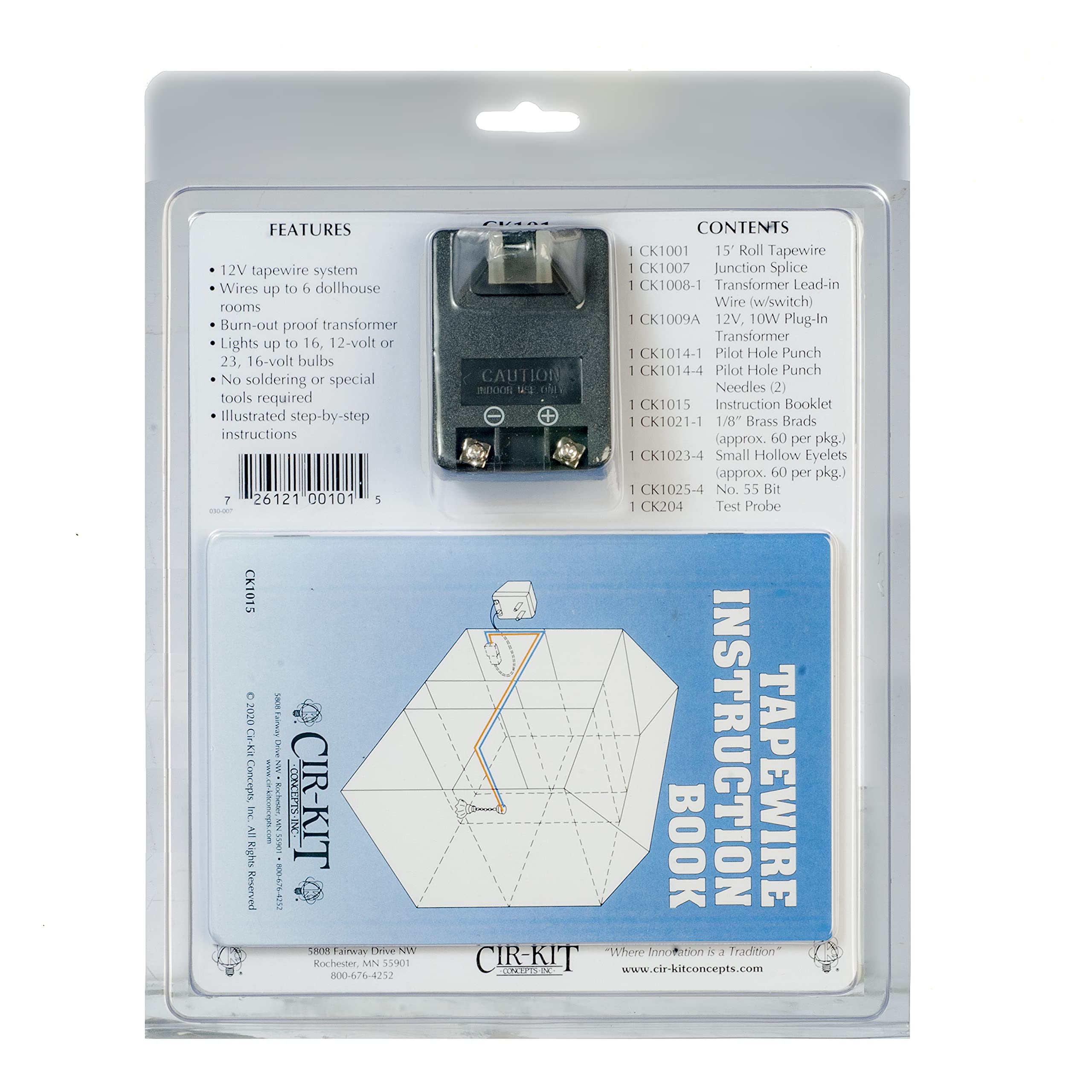 Dollhouse Miniature Starter Wiring Kit - DIY Electrical Wiring Set for Miniature Houses & Model Trains - Perfect for Hobbyists, Crafters & DIY Enthusiasts