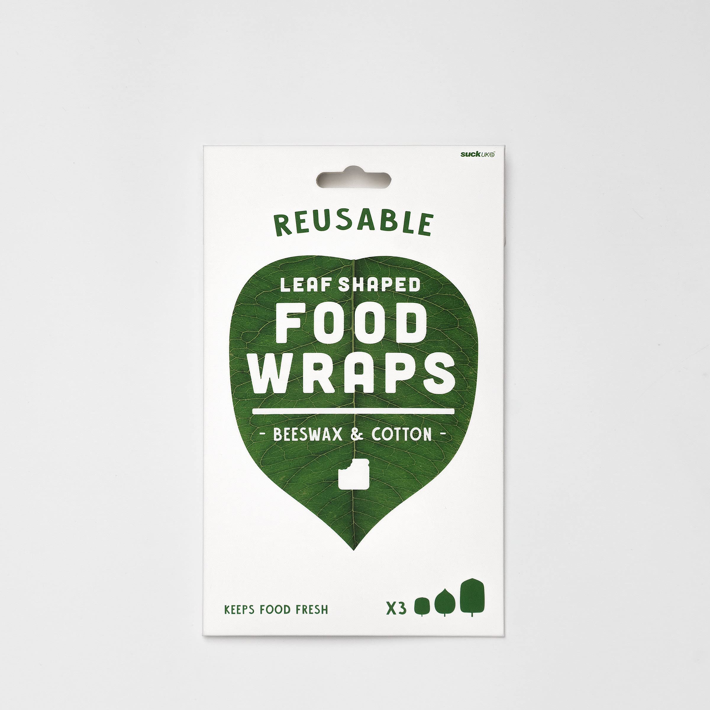 Eco-Friendly Beeswax Food Wraps - Reusable Leaf-Shaped Food Storage Covers for Kitchen & Pantry Organization | Sustainable Alternative to Plastic Wrap for Sandwiches, Fruits & Leftovers