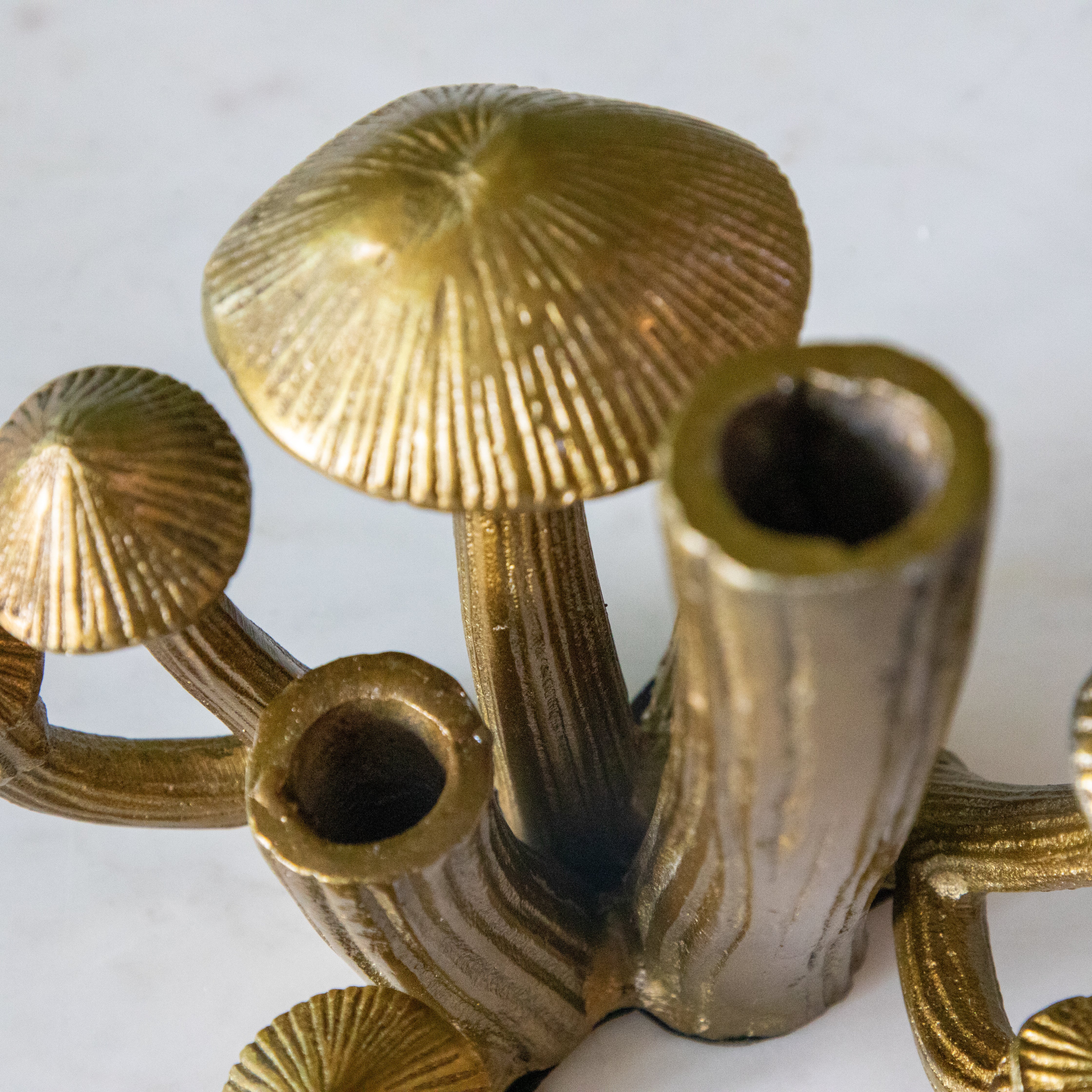 Clustered Mushroom Bud Vase - Elegant Floral Centerpiece for Home Decor, Wedding & Party Arrangements