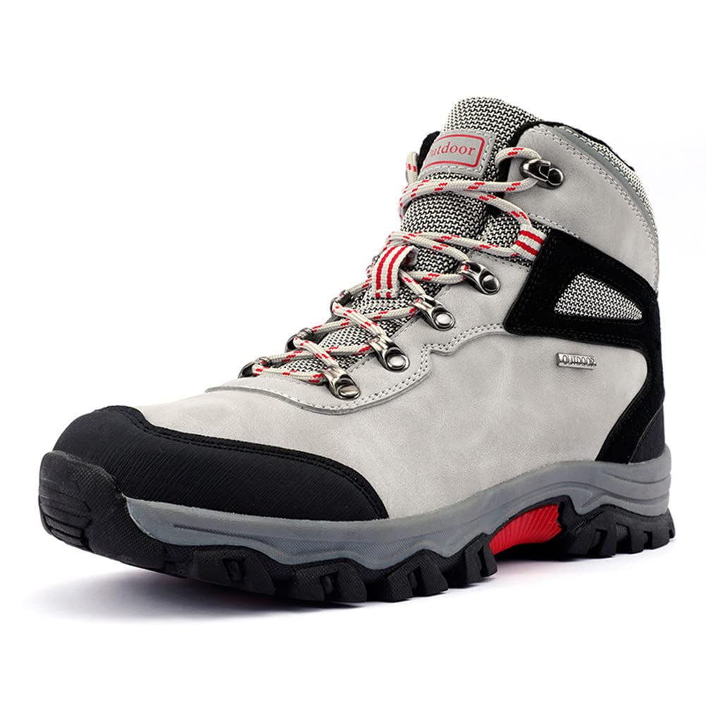 Men's Waterproof Hiking Boots - Lightweight Durable Ankle Boots with Multi-Terrain Lugs for Outdoor Adventures, Work & Camping | Non-Slip Camouflage Design for All Weather Conditions
