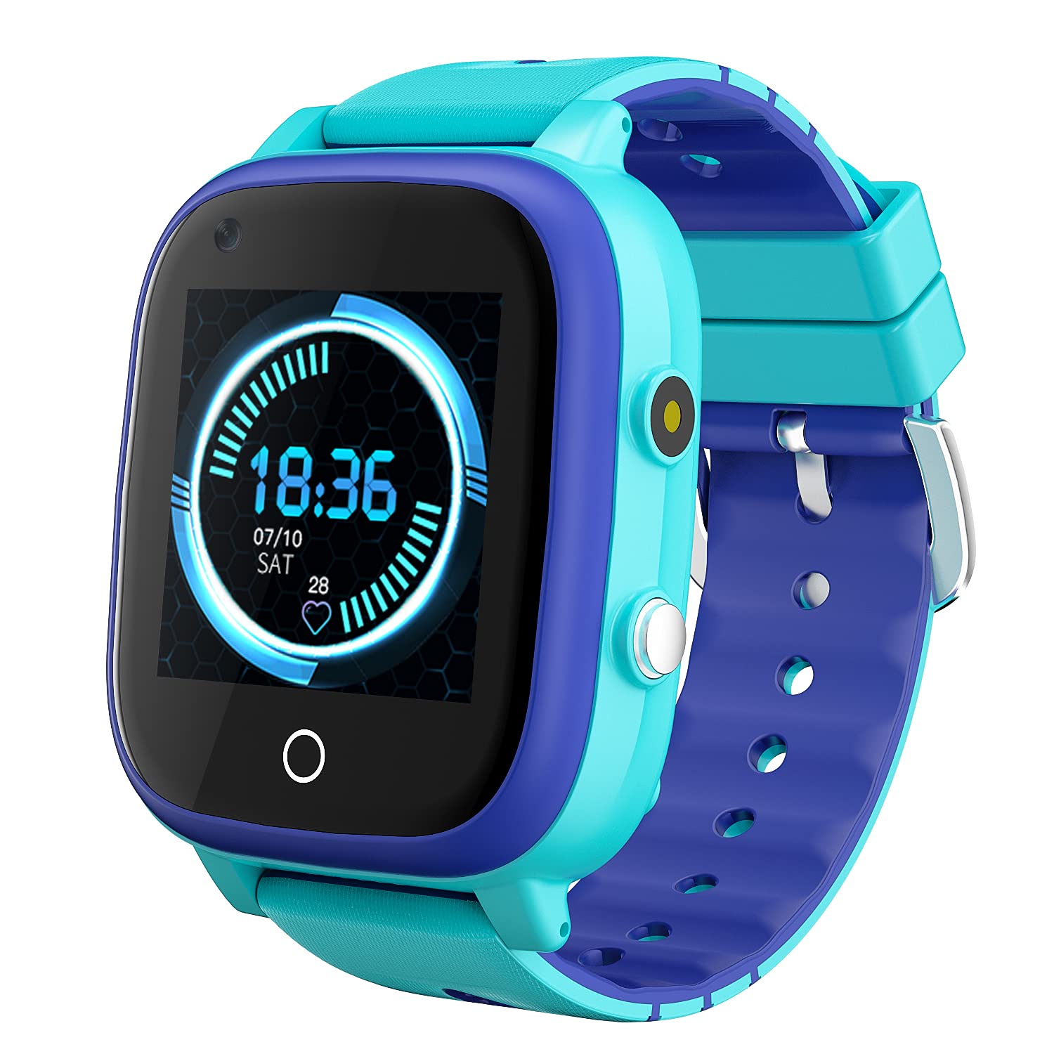 4G Smart Watch for Kids - IP67 Waterproof GPS Tracker with SOS, Two-Way Calling, 1.3