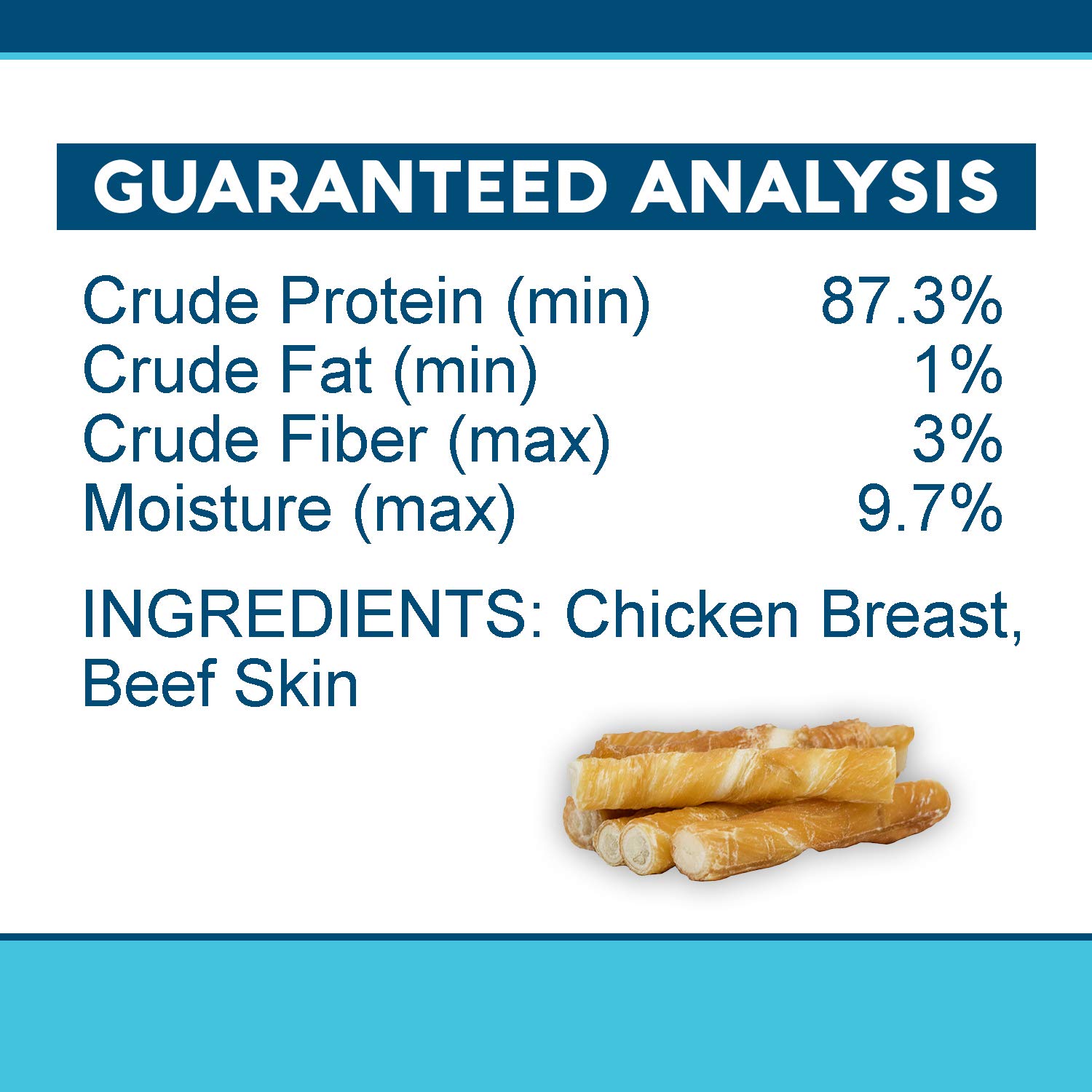 Texas Pet Company Chicken Jerky Dog Treats - Soft & Crunchy 2-in-1 Healthy Snacks for Small & Large Dogs | USA Made, 75 Count | Perfect for Training Rewards & Dental Chewing