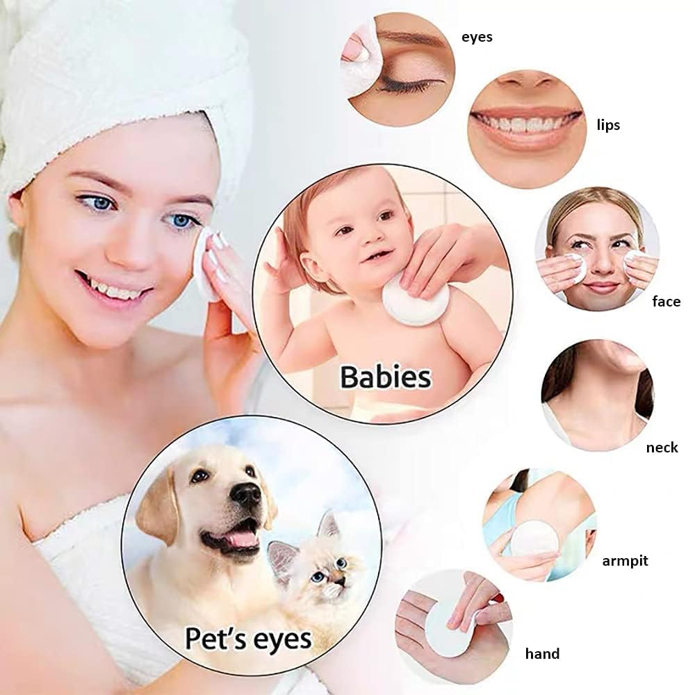 Angelie Reusable Makeup Remover Pads - Eco-Friendly Facial Cleansing Cloths for Eye & Foundation Makeup Removal | Gentle on Dry & Sensitive Skin | Pack of 1 | Perfect for Travel, Gym & Daily Skincare Routine