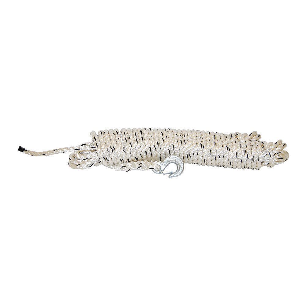 3973-100 Heavy Duty Nylon Rope with Hook - 1/2