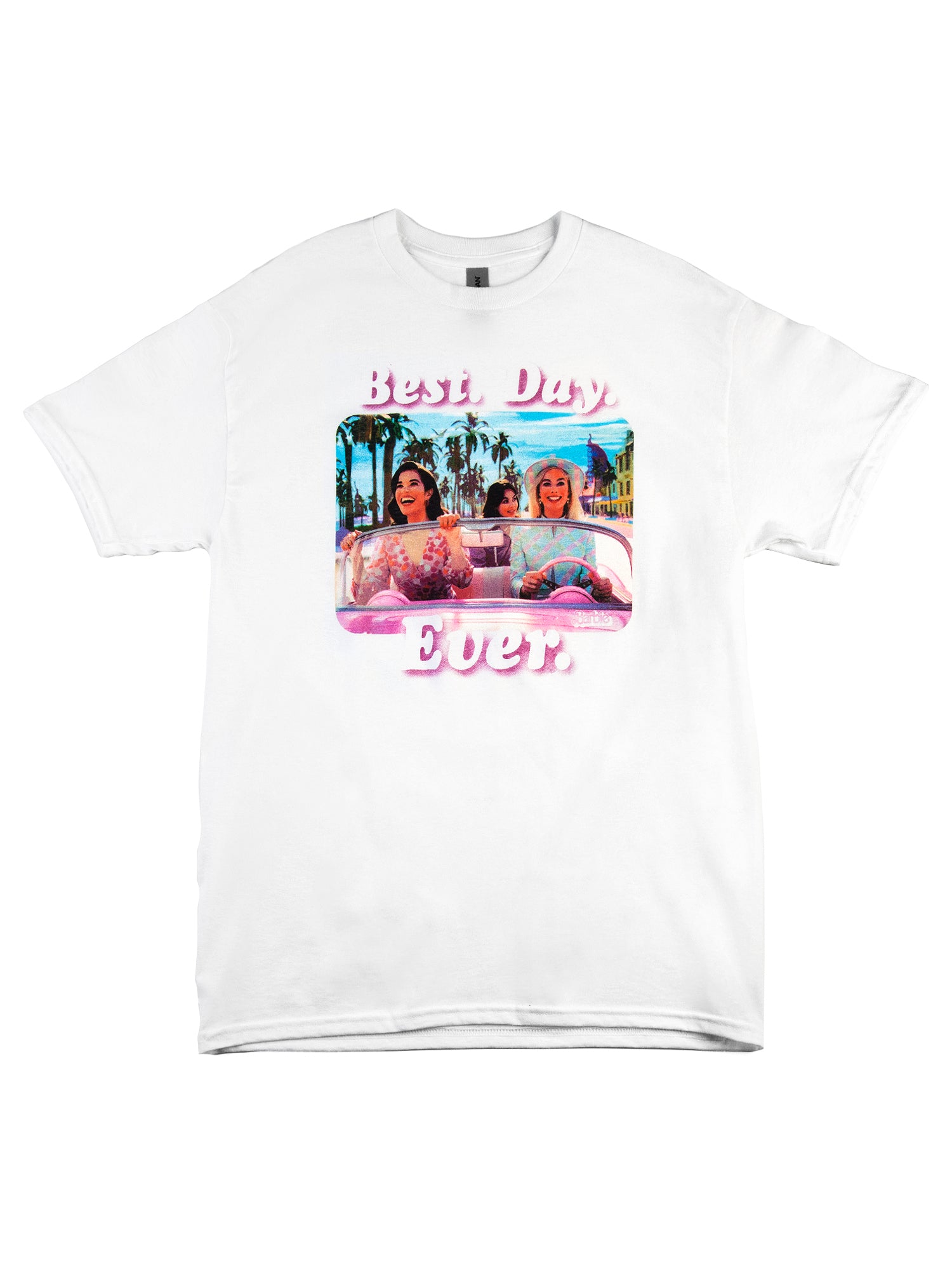 Barbie Best Day Ever T-Shirt - Women's Casual Graphic Tee for Summer Outfits & Fun Events | Clearance Sale