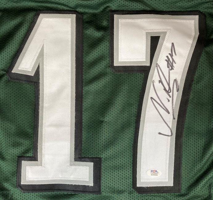 Authentic Nakobe Dean Philadelphia Eagles Signed Green Football Jersey with PSA/DNA Certification - Perfect for Eagles Fans, Sports Memorabilia Collectors, and Game Day Display
