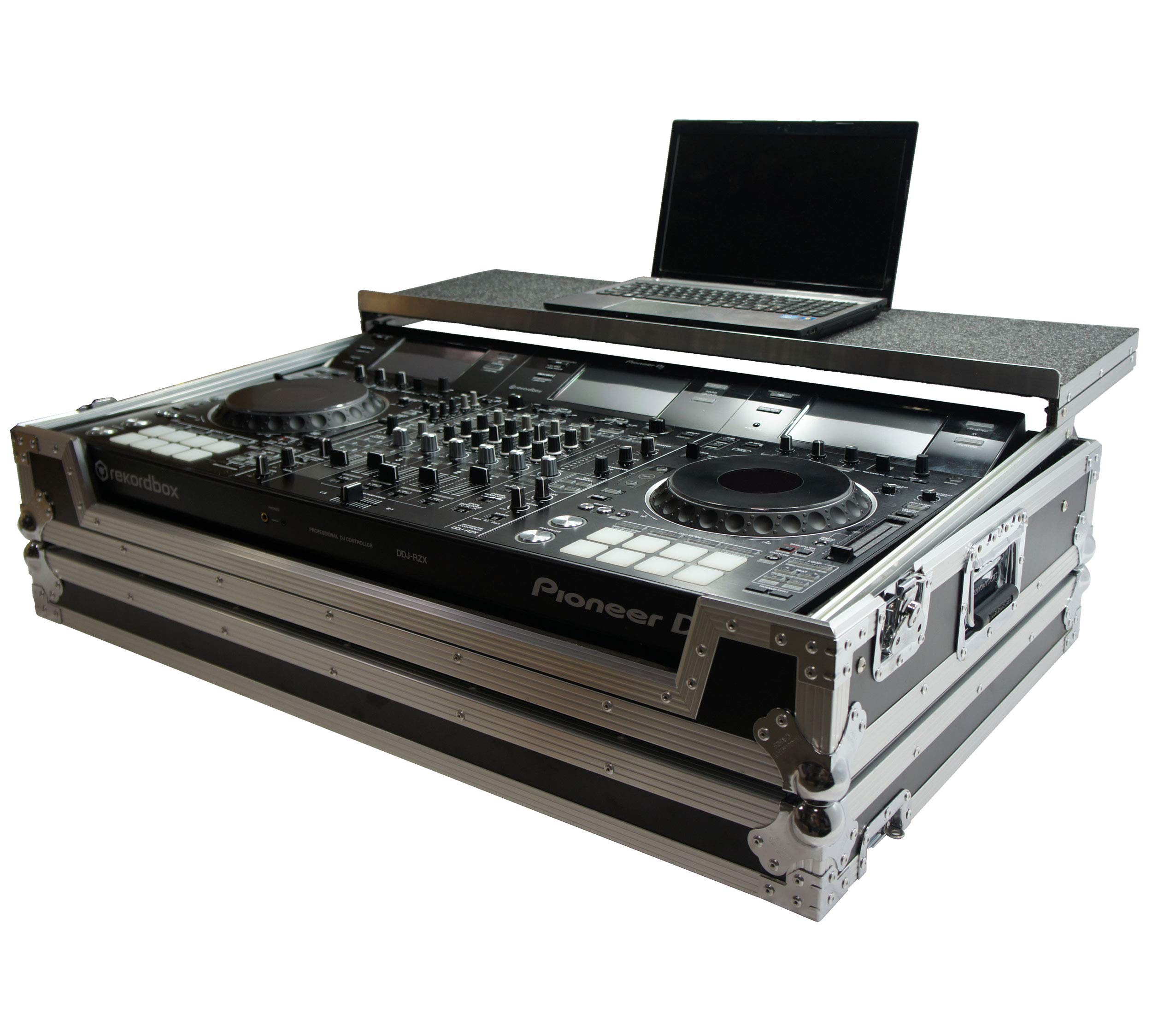 Harmony Audio HCDDJRZXLT Flight Glide Laptop Stand & DJ Case for Pioneer DDJ-RZX - Portable DJ Equipment for Live Performances & Studio Sessions
