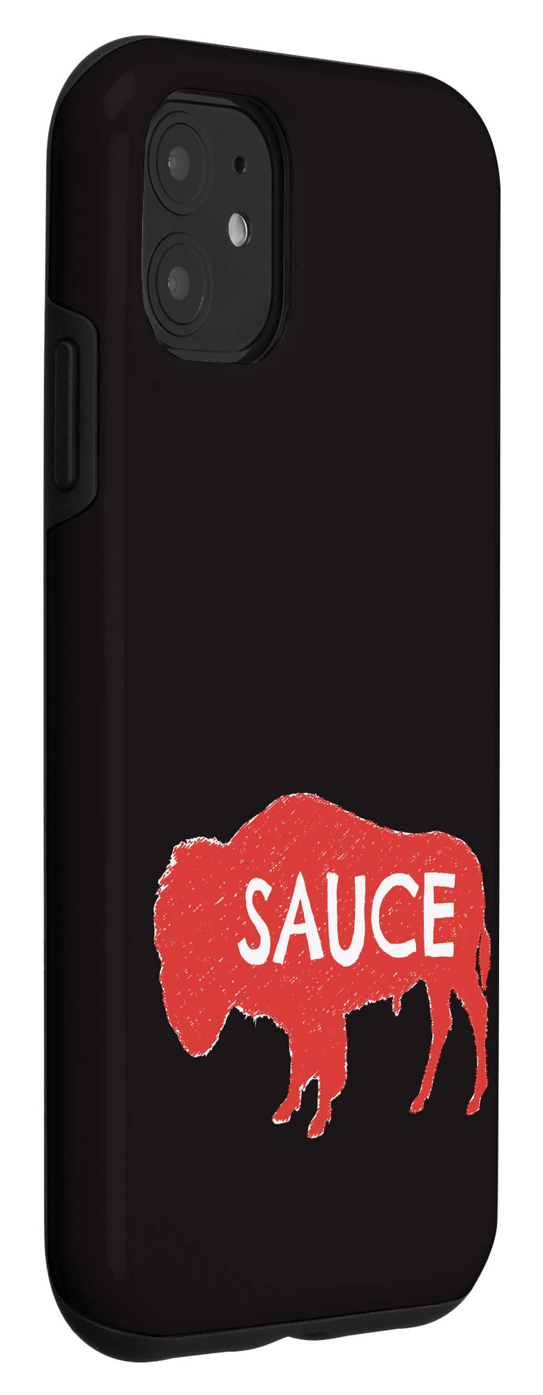 Funny Buffalo Sauce Hot Wings Spicy Food iPhone 11 Case - Perfect for iPhone 11 Protection & Showcasing Your Love for Spicy Chicken Wings at Parties, Work, or Daily Use