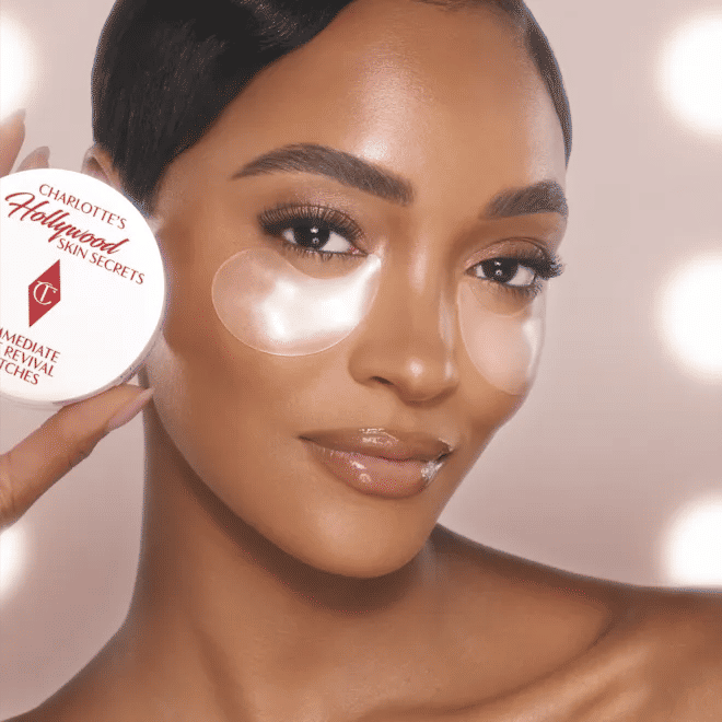 Charlotte's Hollywood Skin Secrets Immediate Eye Revival Patches - Dark Circle & Puffiness Treatment for Women - Perfect for Late Nights & Travel