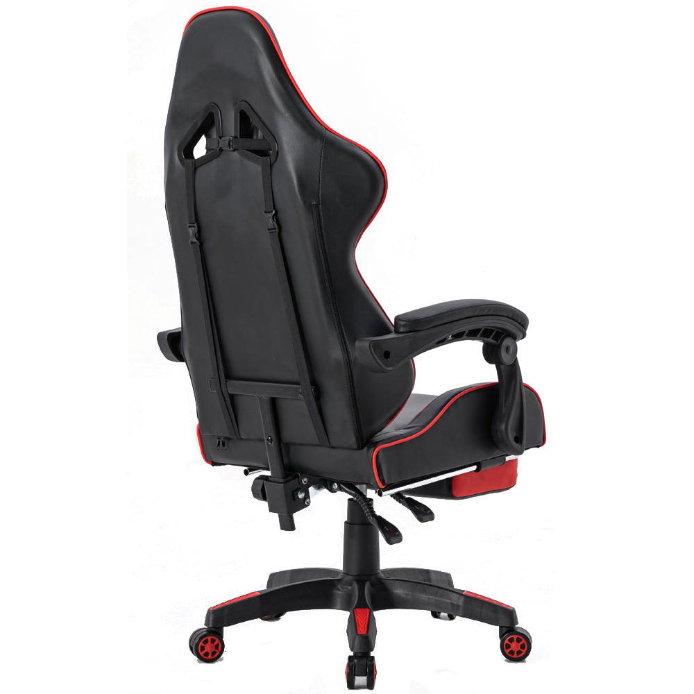 3026 Gaming Chair with Footrest - Ergonomic Black & Red Design for Ultimate Comfort | Perfect for Office, Gaming, and Home Use