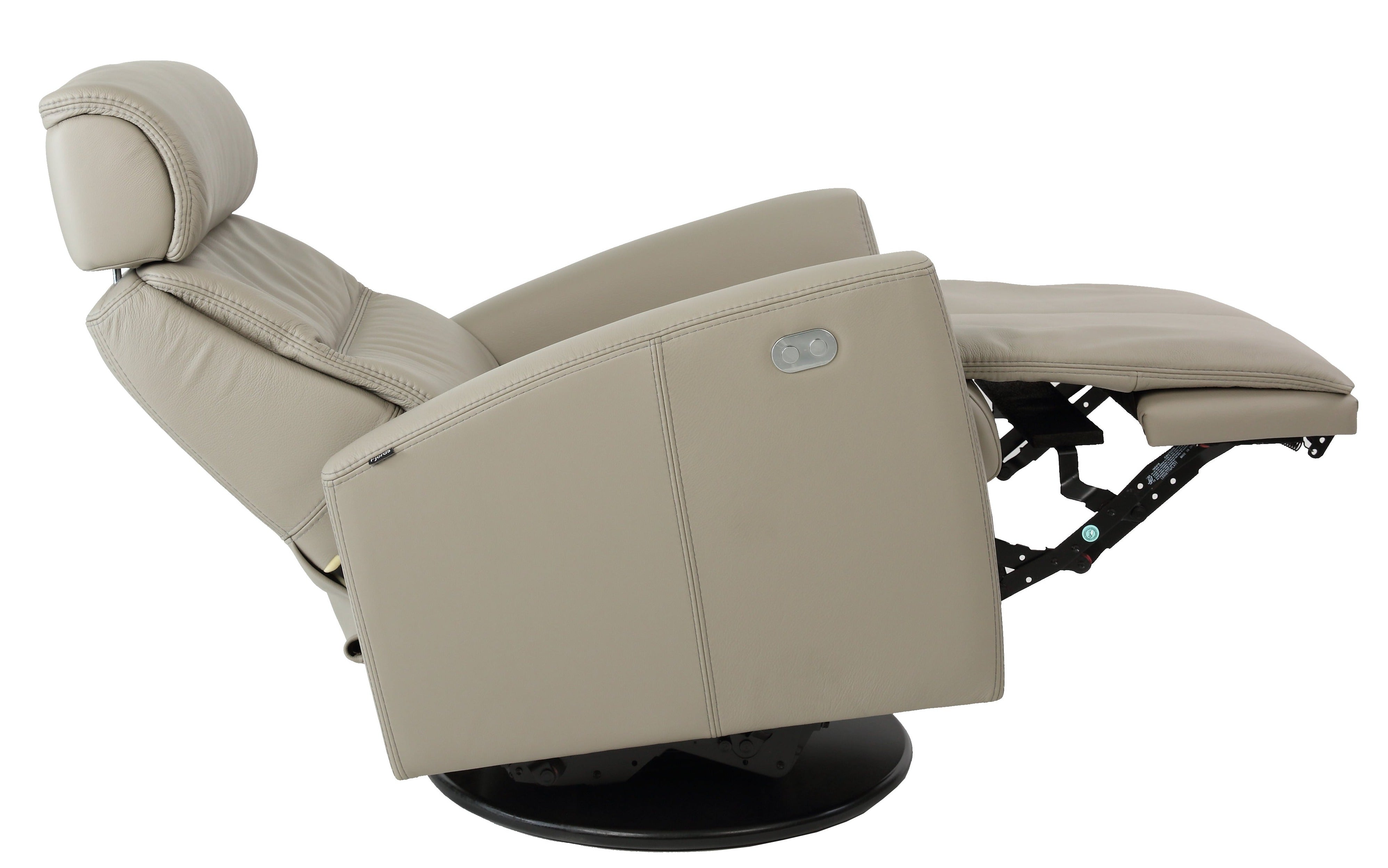 Premium Fjords Milan Recliner Chair - Modern Comfort for Living Room, Home Theater & Office - Ergonomic Leather Lounge Chair with Adjustable Backrest