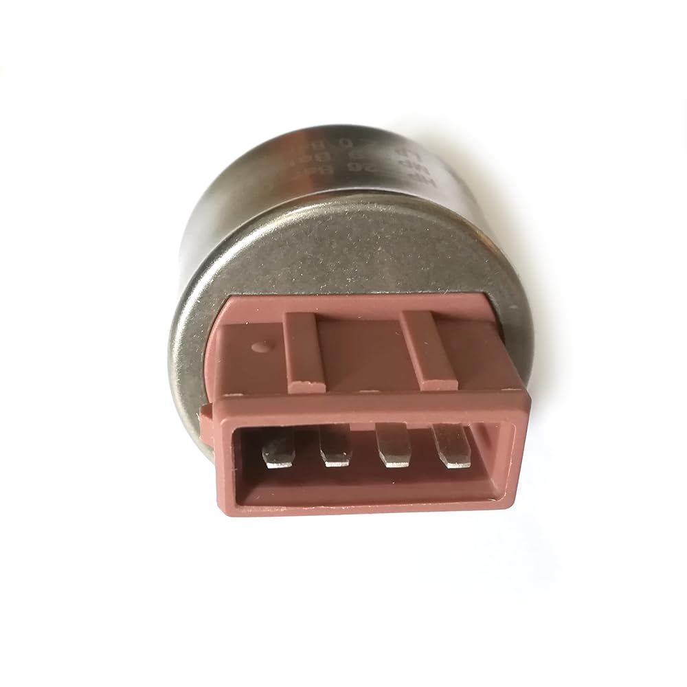 Peugeot Citroen Auto AC Compressor Pressure Switch Sensor 9603308080 6455.T2 9614390780 9615340680 9620143680 - 26Bar High Pressure Switch for Car Air Conditioning System Maintenance & Repair