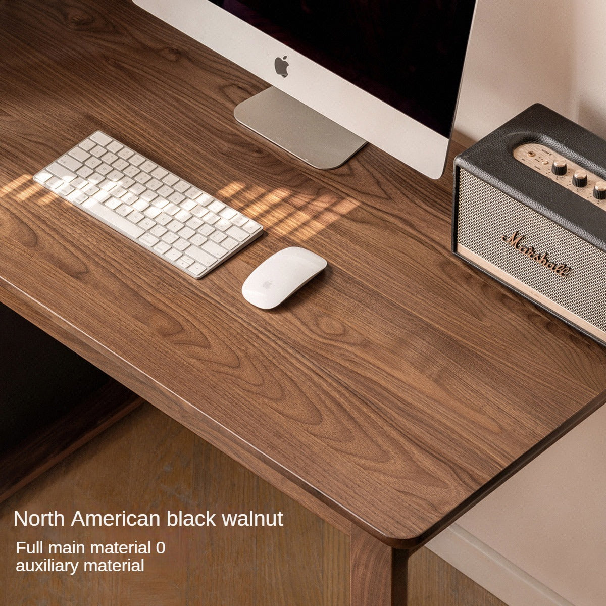Premium Black Walnut & Ash Solid Wood Bookshelf - Handcrafted Office Desk Organizer for Home & Study Room Decor - Perfect for Books, Plants & Display Items