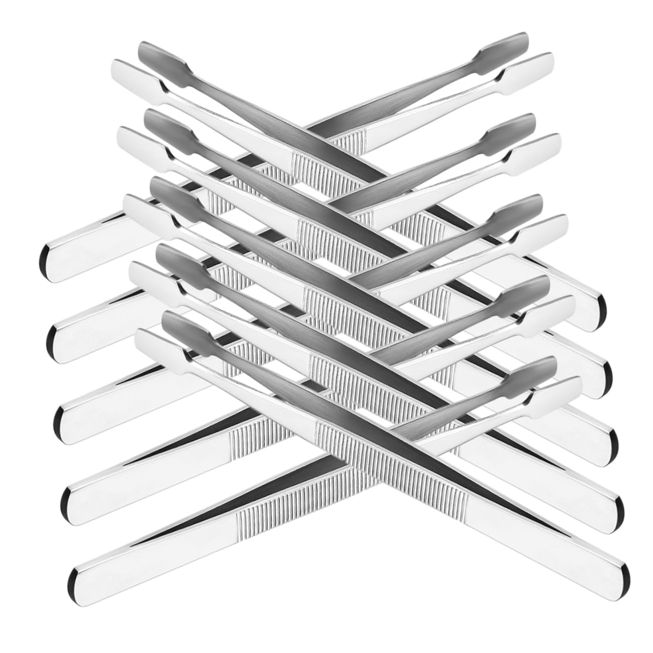 40 Pcs Stainless Steel Eyelash Extension Tweezers Set - Lash Tape, Glue Remover, Jewelry Making Tools for Professional & DIY Use | Perfect for Salon, Home Beauty, Photo Stamping & Craft Projects