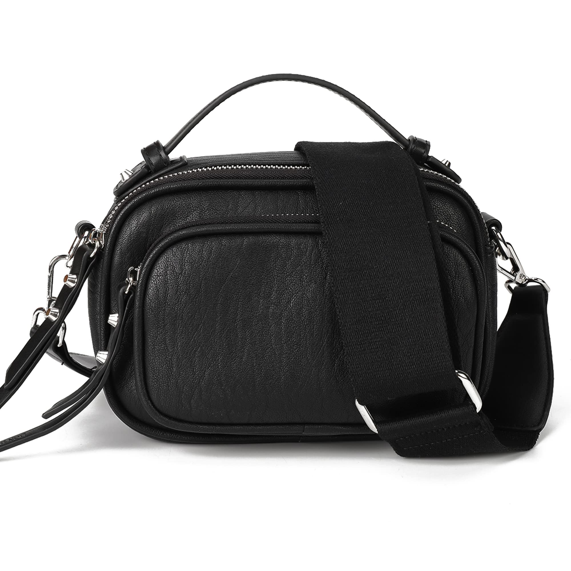 Trendy Small Crossbody Bags for Women - PU Leather Shoulder Bag Purse with Adjustable Guitar Strap | Perfect for Daily Use, Travel & Shopping