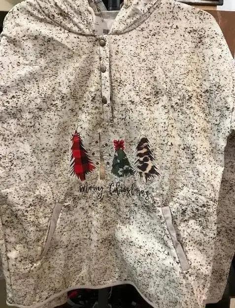 Cozy Christmas Hoodie for Women & Men - Festive Holiday Sweatshirt with Santa Print - Perfect for Xmas Parties, Gifts & Winter Outfits