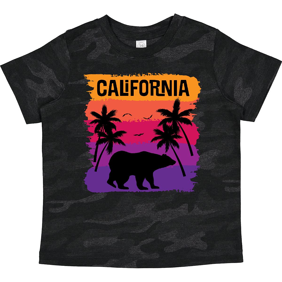 Inktastic California Sunset Vacation Beach Toddler T-Shirt - Cute Summer Graphic Tee for Boys & Girls - Perfect for Beach Trips, Family Vacations & Outdoor Adventures