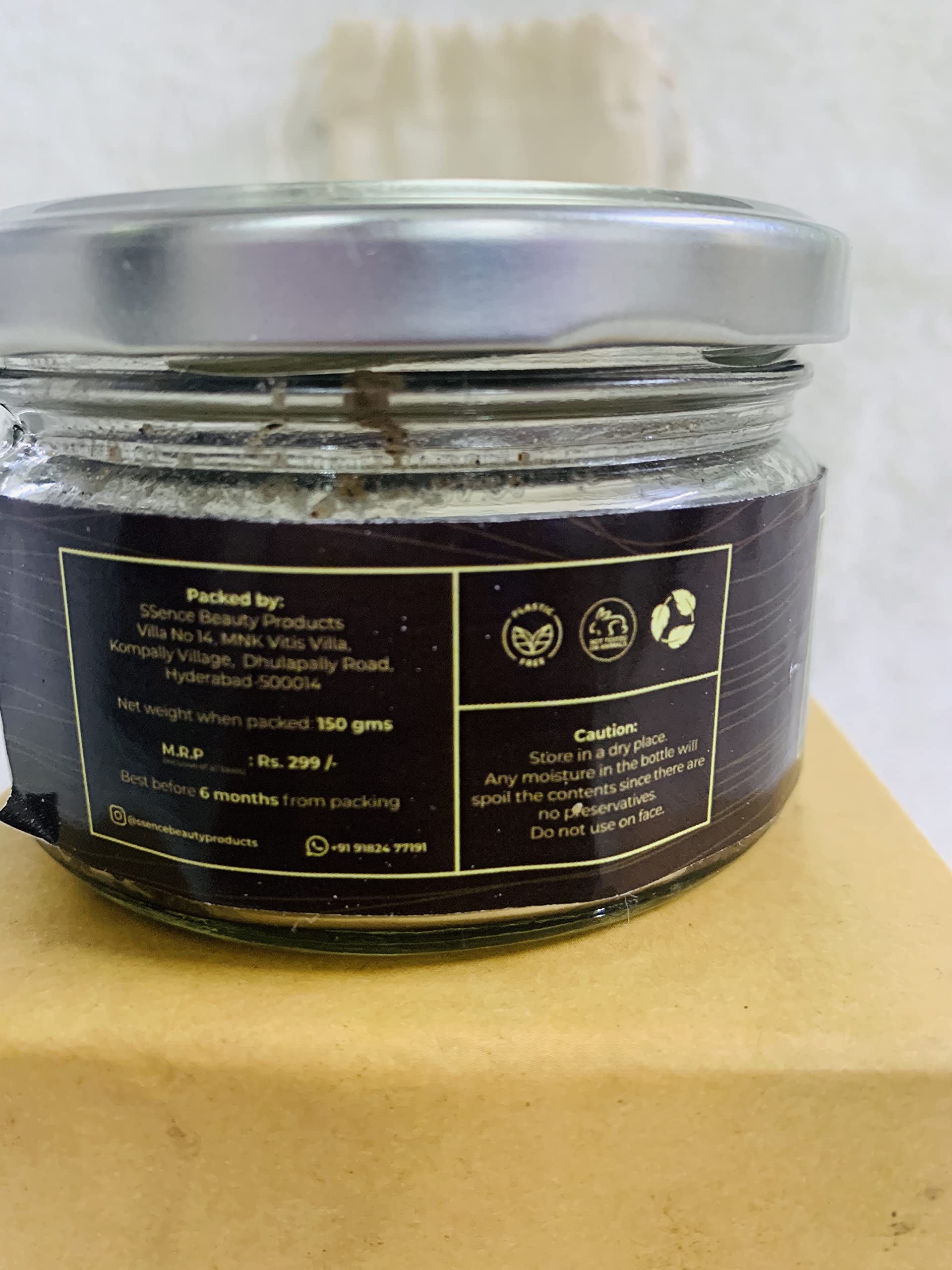 Exfoliating Coffee Body Scrub for Smooth Skin - Natural Ssence Coffee Scrub with Coconut Oil & Sugar - Perfect for Dry Skin Care & Spa Day at Home