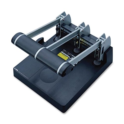 Heavy Duty 3-Hole Punch for 150 Sheets - Silver & Blue - Perfect for Office, School, and Home Organization