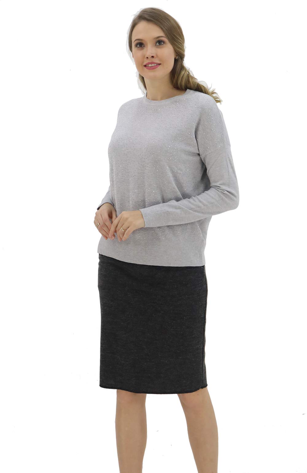 BENANCY Women's High Waist Stretch Pencil Skirt with Pockets - Slim Fit Office Work Skirt for Business Casual & Professional Wear
