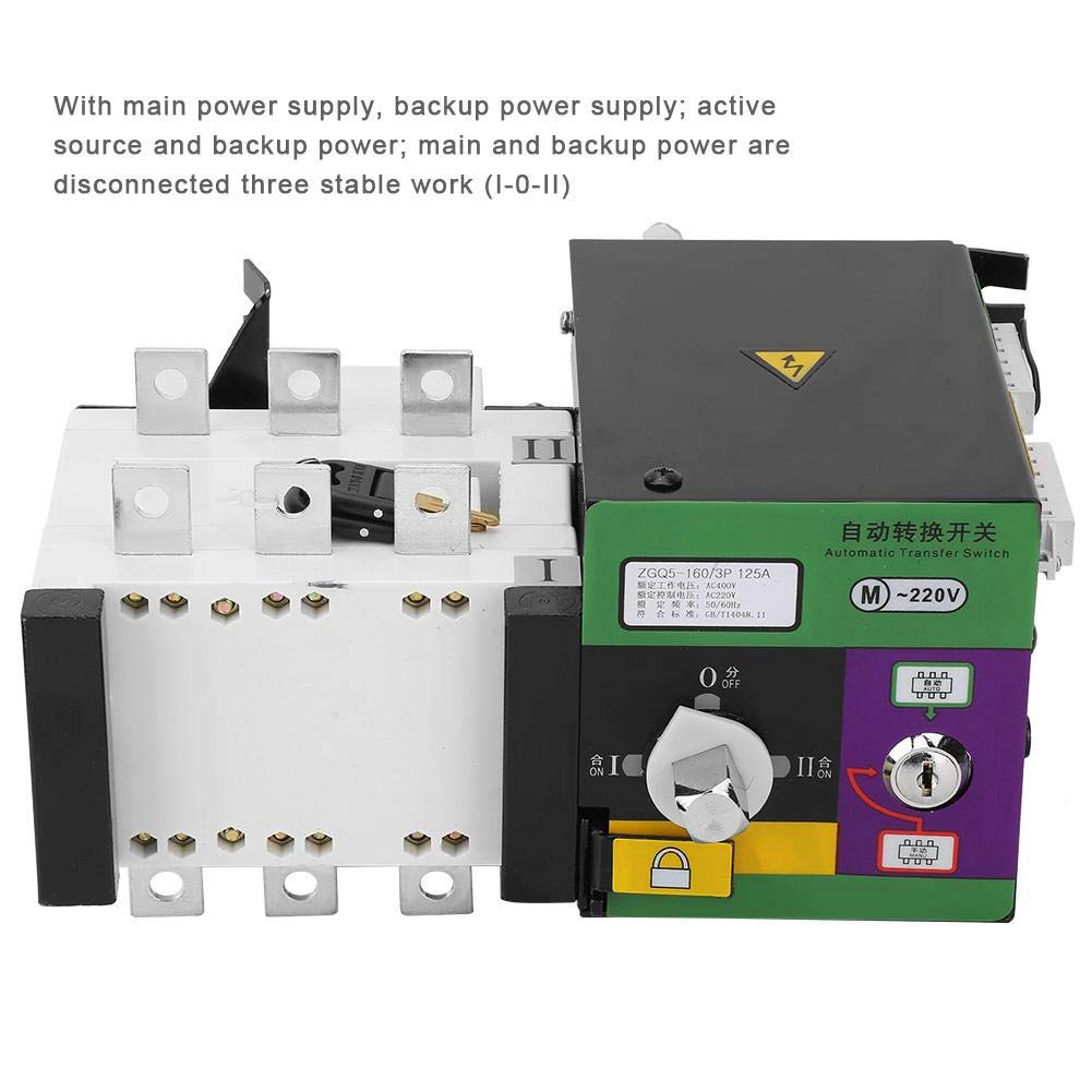 400V 160A Automatic Transfer Switch - Heavy Duty Power Selector for Electrical Systems | Reliable Backup Power Solution for Homes, Data Centers & Industrial Facilities