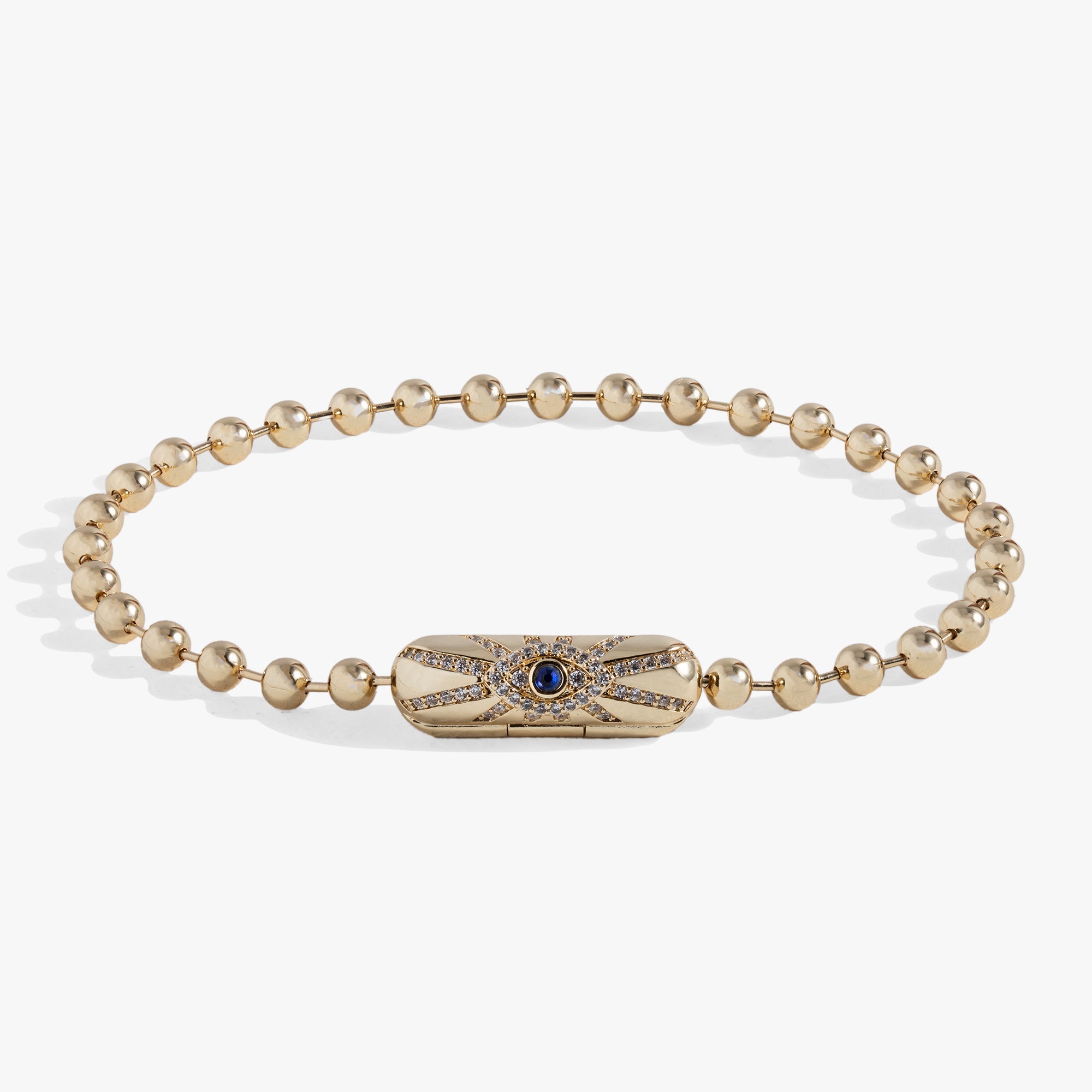 Evil Eye Barrel Closure Bracelet for Women - Protection Charm Jewelry for Good Luck & Positive Energy - Perfect for Everyday Wear, Gifts & Spiritual Healing