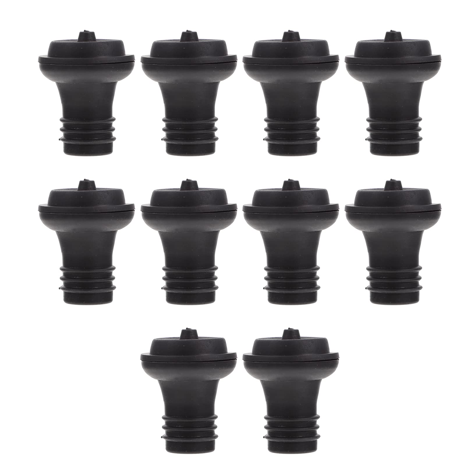 HEMOTON 10-Pack Cork Wine Vacuum Sealer Stoppers with Time Scale - Reusable Wine Bottle Stoppers for Champagne, Sparkling Wine & Red Wine - Perfect for Weddings, Parties & Home Bars