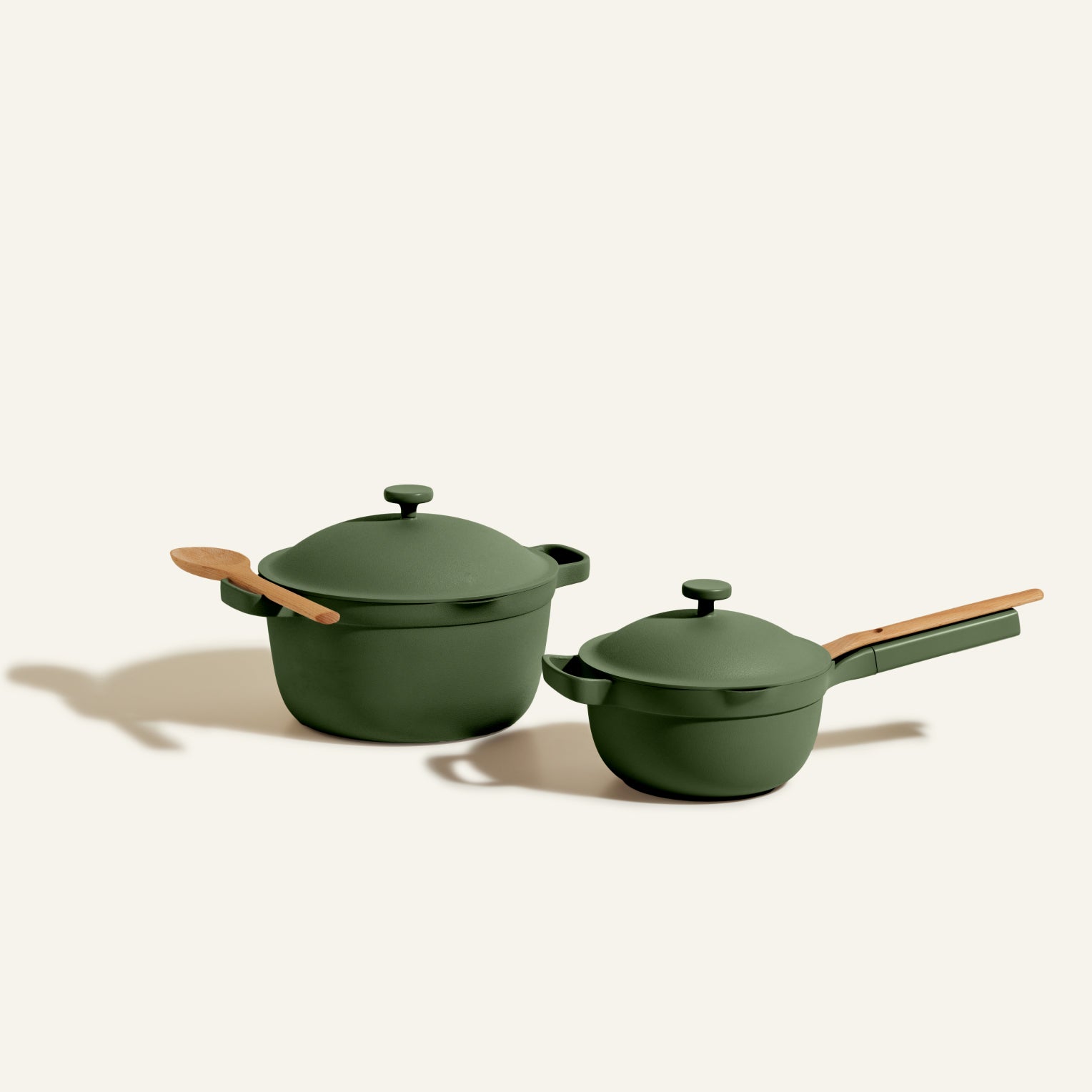 Perfect Pot Duo - Non-Stick Ceramic Cookware Set for Healthy Cooking | Ideal for Frying, Sauteing, and Serving Dishes