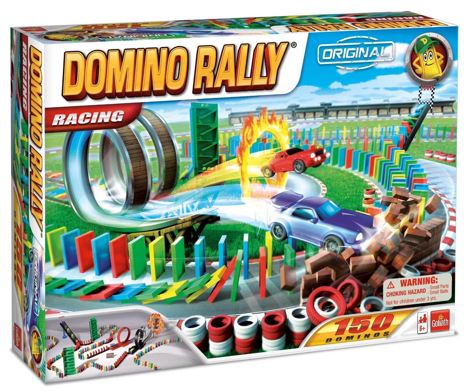 Goliath Games GOL80852 Colorful Domino Set - Classic Family Board Game for Kids & Adults - Perfect for Parties, Game Nights & Indoor Activities