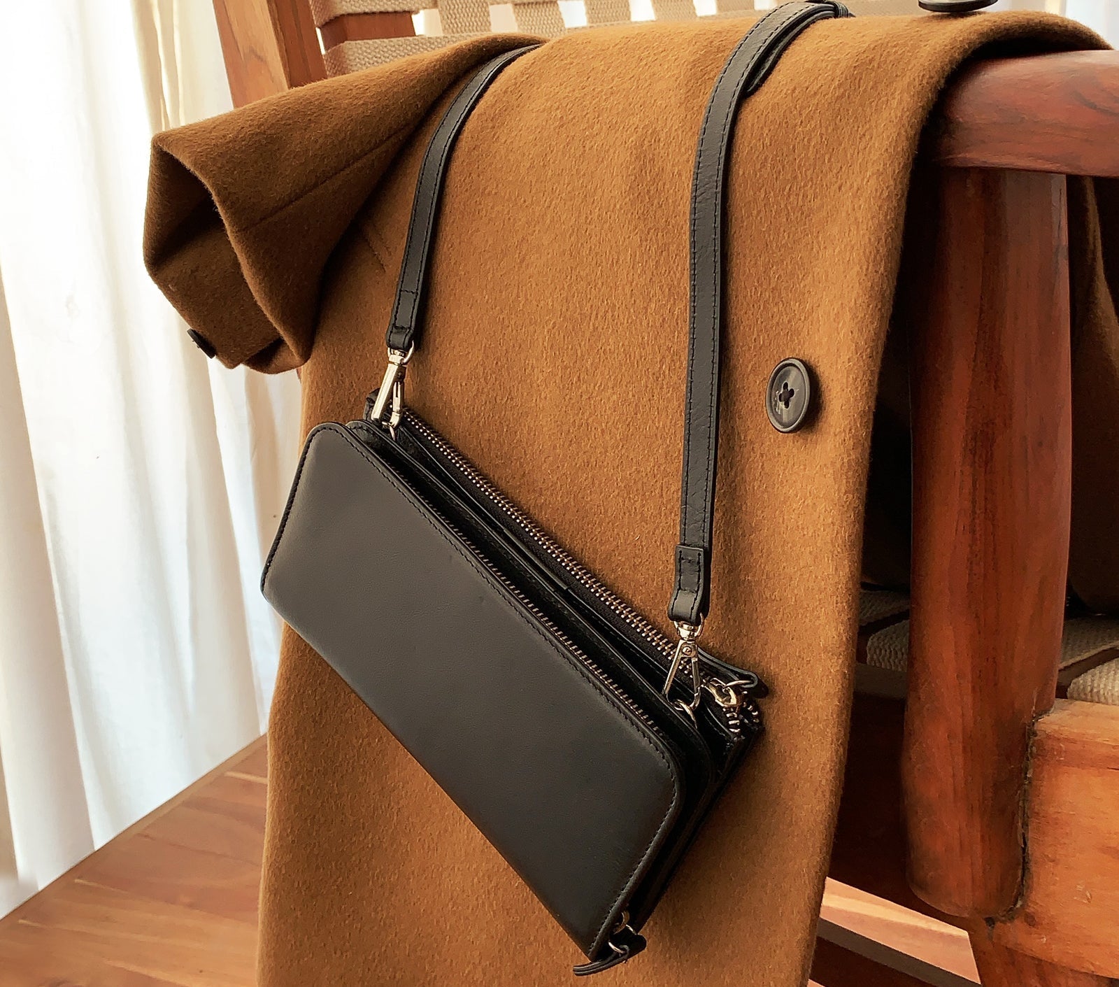 Charlotte Sling Wallet - Crossbody Phone Wallet for Women - Secure RFID Blocking & Hands-Free Convenience - Perfect for Travel, Shopping, and Everyday Use