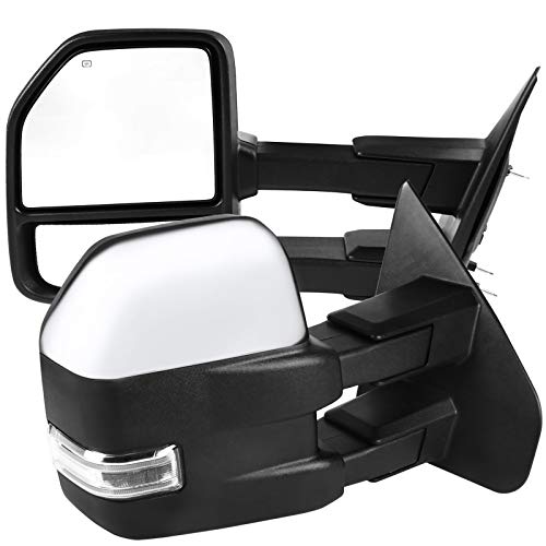 Chrome ABS Side Mirrors+Clear Turn Signal