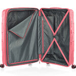 American Tourister Light MAX 3-Piece Luggage Set (Large, Medium, Small) - Fresh Pink | Perfect for Travel, Business Trips & Family Vacations