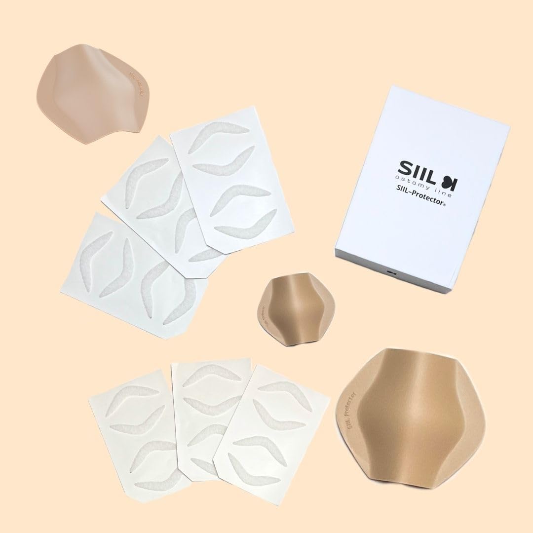 SIIL Stoma Guard Shield for Ostomy Bags - Protective Cover for Colostomy & Ileostomy Supplies | Universal Fit for All Ostomy Products | Ideal for Swimming, Sports & Daily Activities