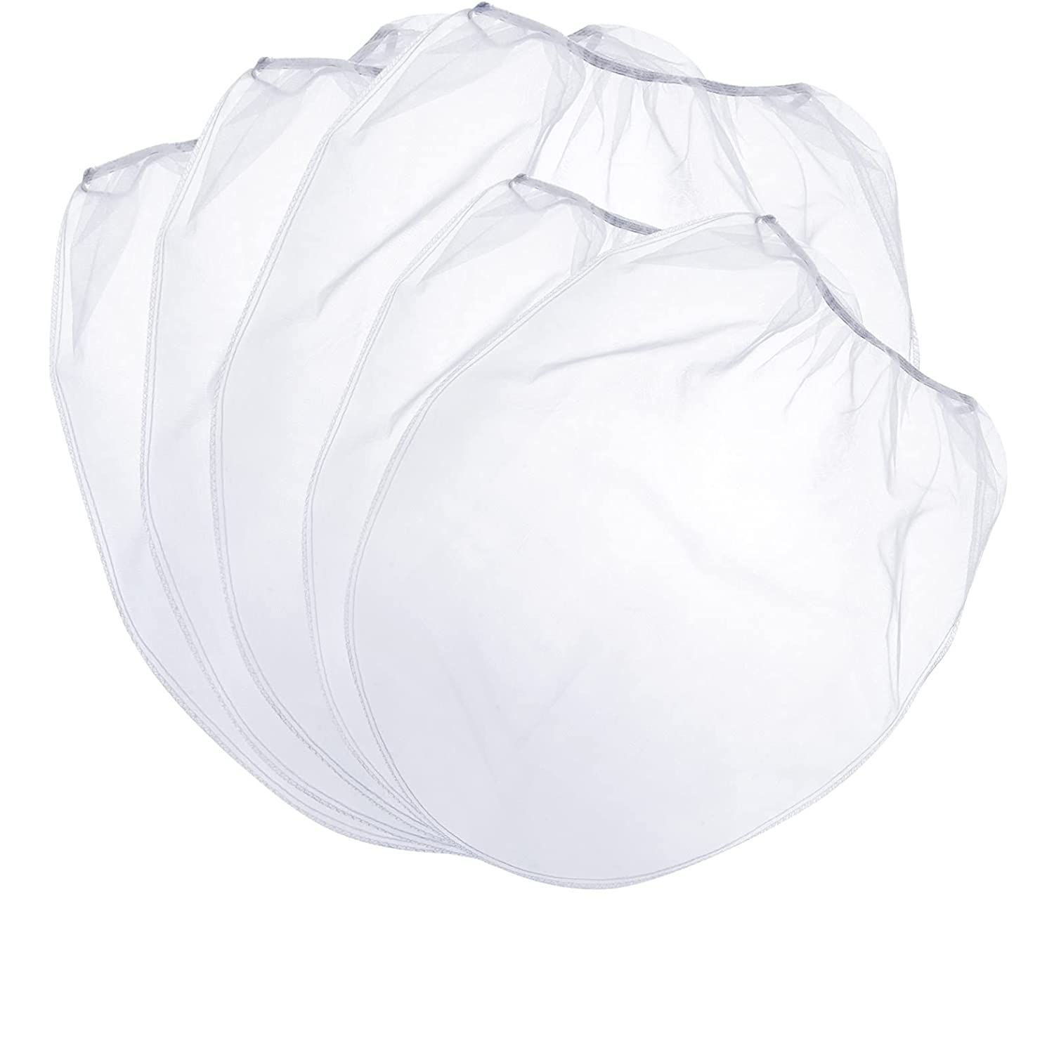 10-Pack 5 Gallon White Paint Strainer Bags - Fine Mesh Filter Bags with Elastic Opening for Paint Sprayers - Ideal for Painting, DIY Projects, and Home Renovations